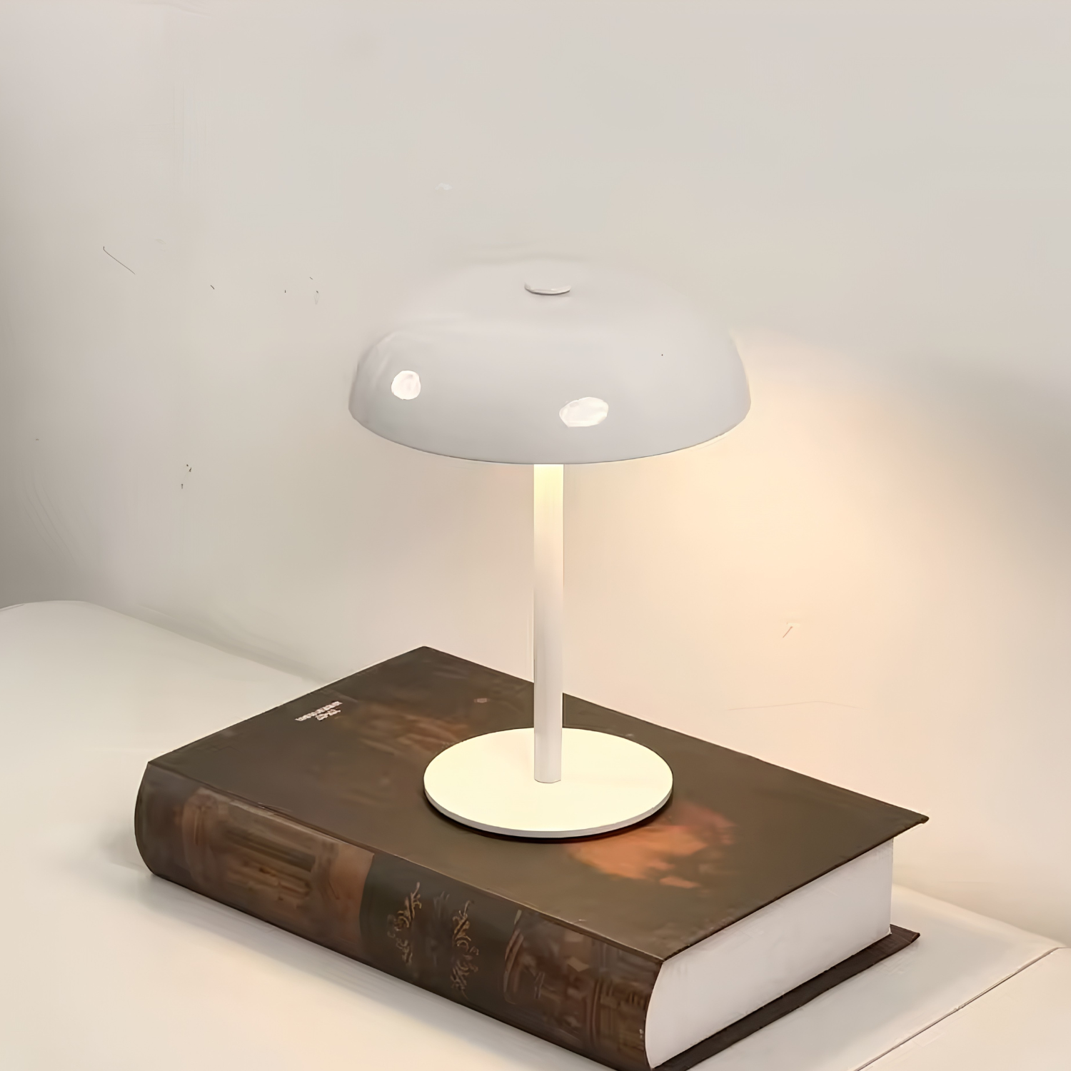 Tampere | 8" Wireless Mushroom Lamp | Touch & Dimmer Control