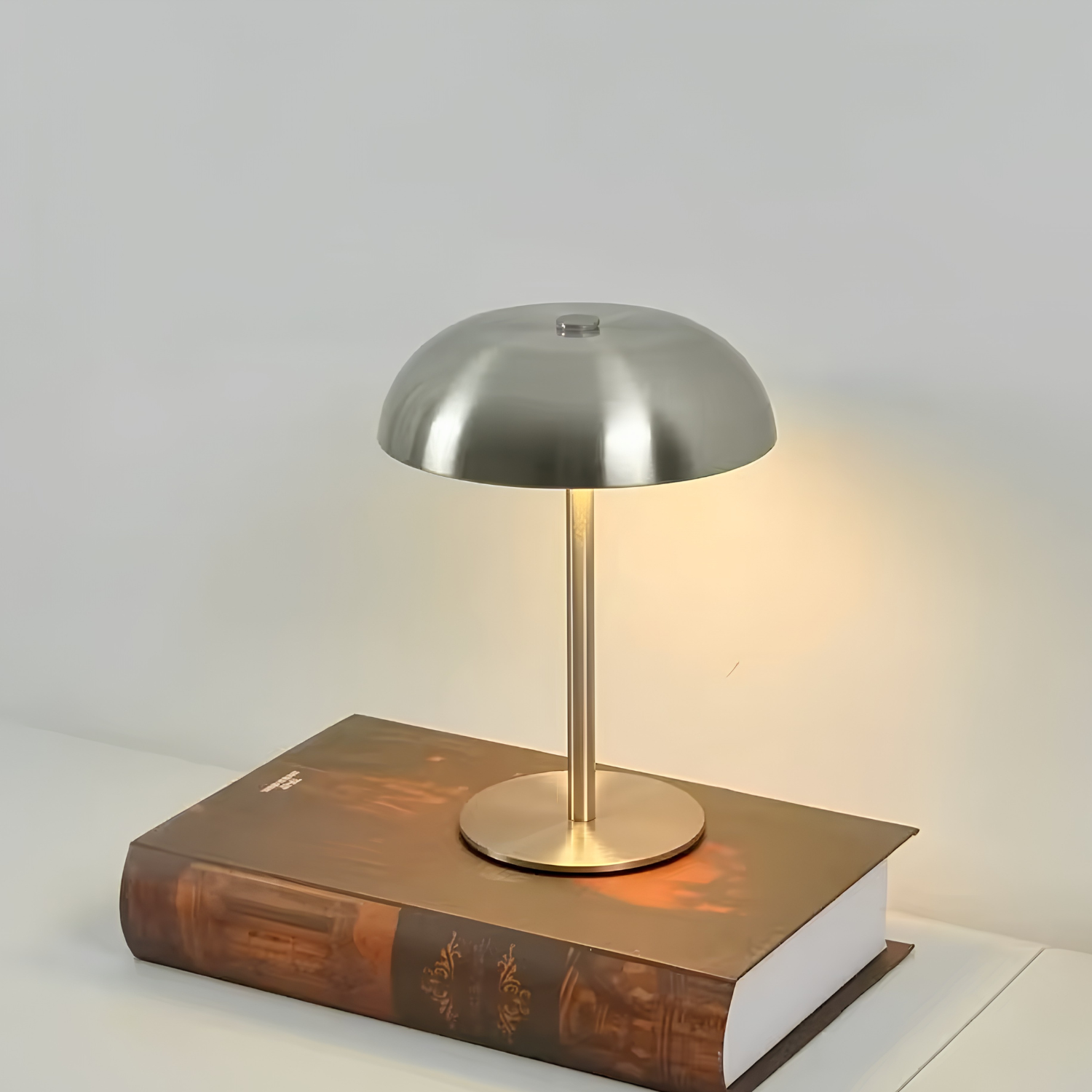 Tampere | 8" Wireless Mushroom Lamp | Touch & Dimmer Control