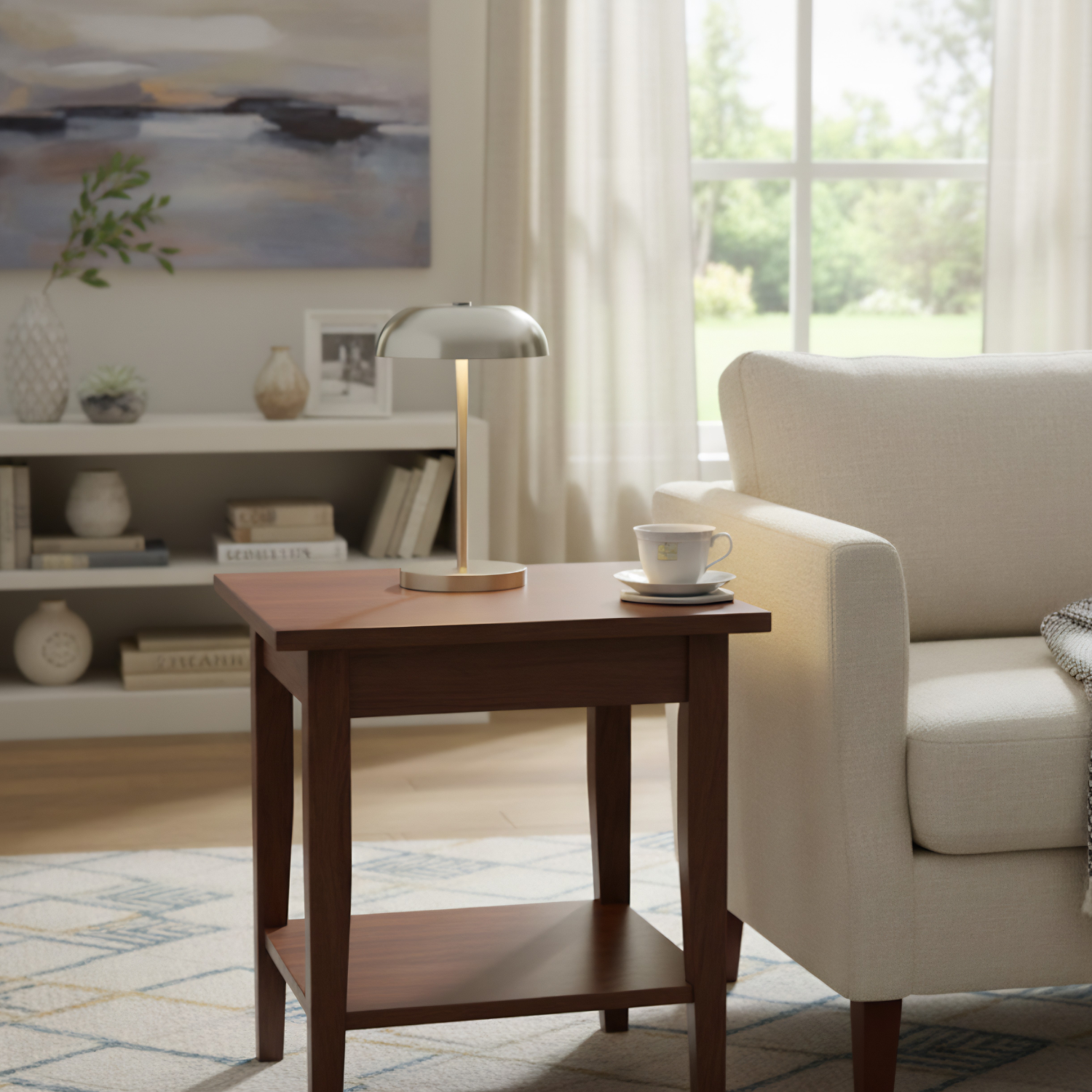 Tampere | 8" Wireless Mushroom Lamp | Touch & Dimmer Control