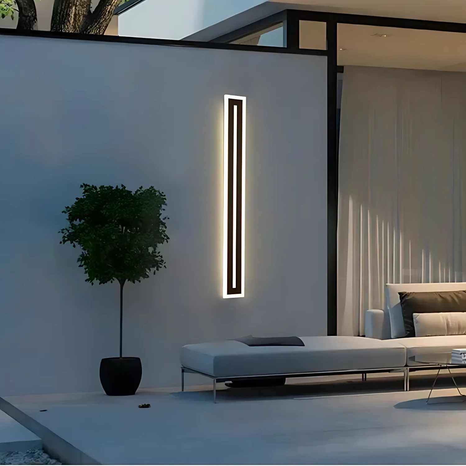 Outdoor waterproof wall LED light