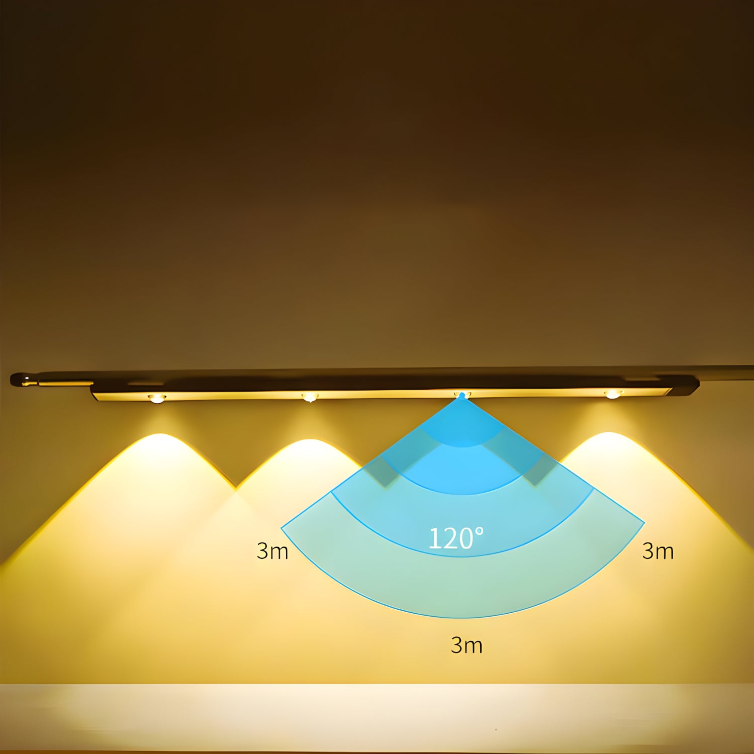 Wireless Smart LED Fixture with Motion Sensor