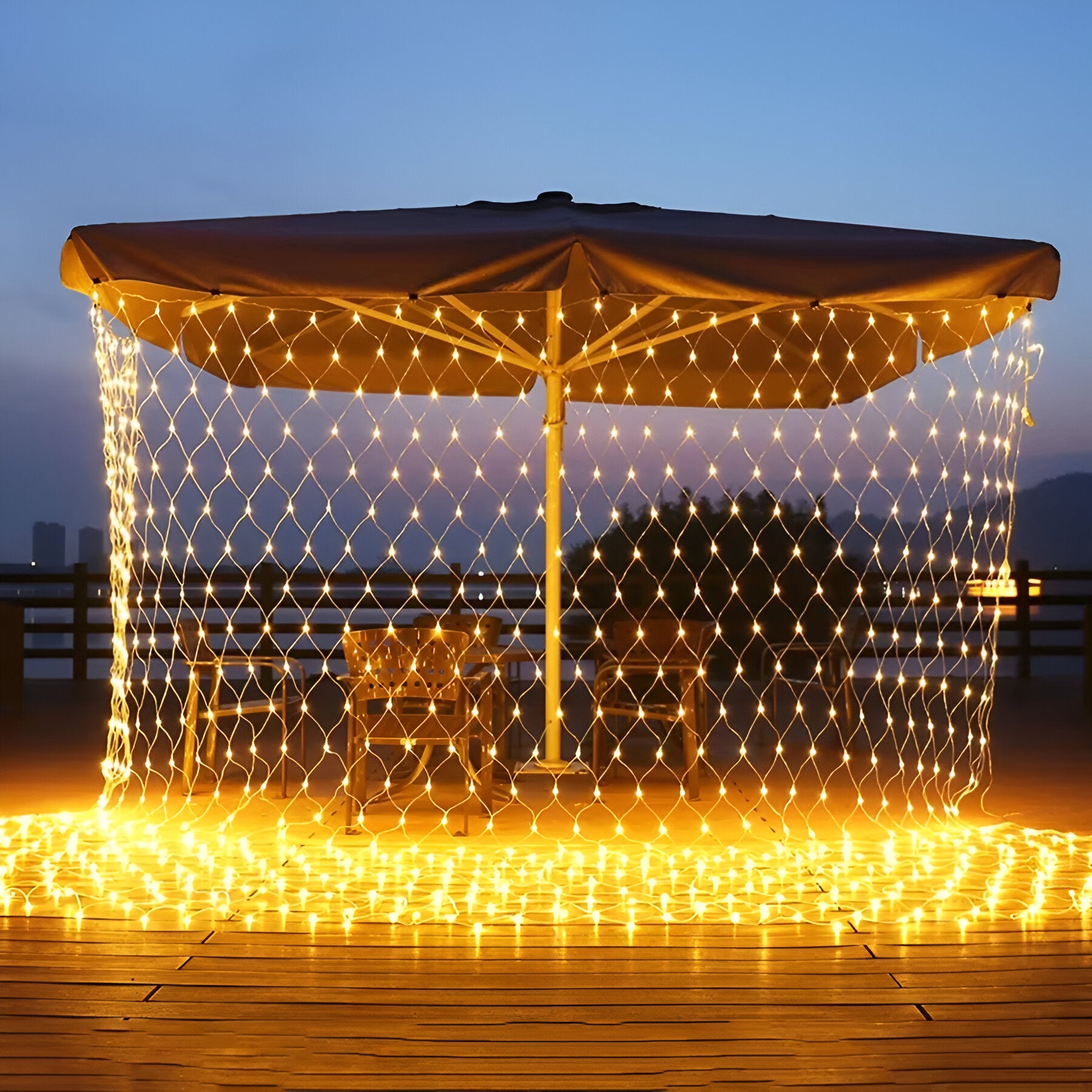 Christmas LED Net Curtain lights
