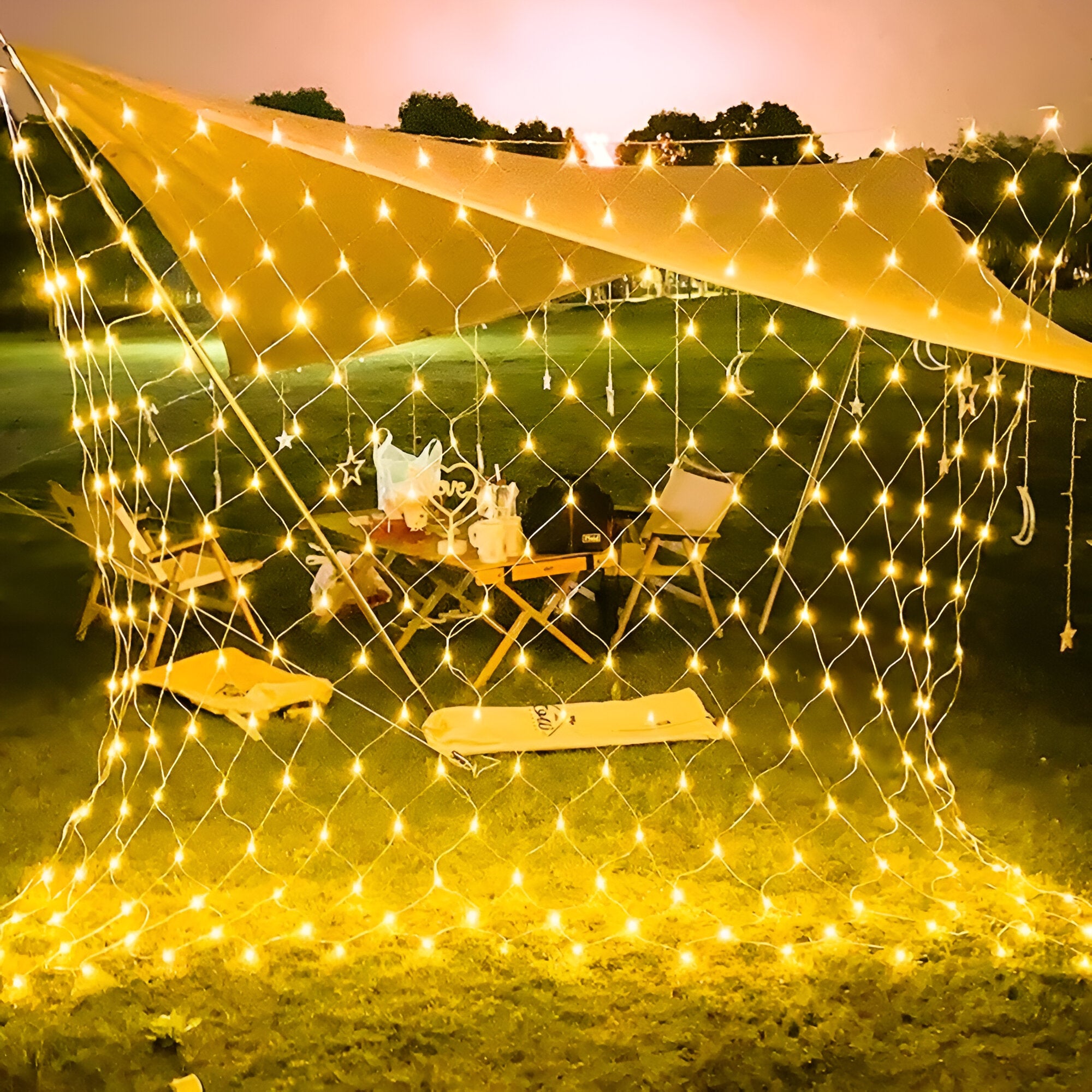 Christmas LED Net Curtain lights