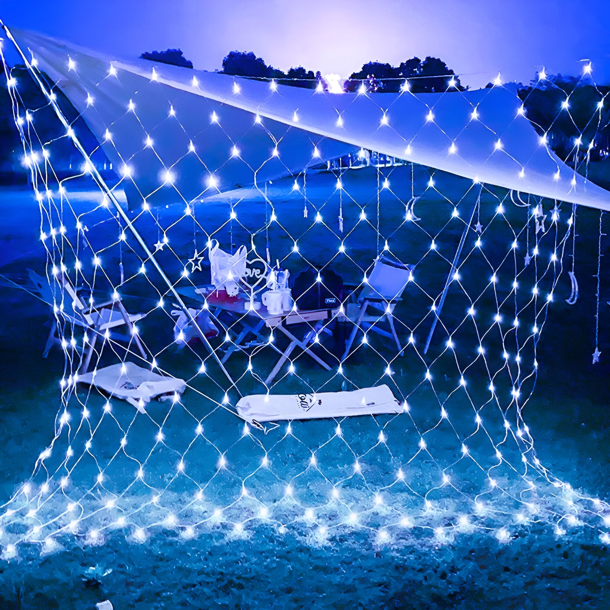 Christmas LED Net Curtain lights