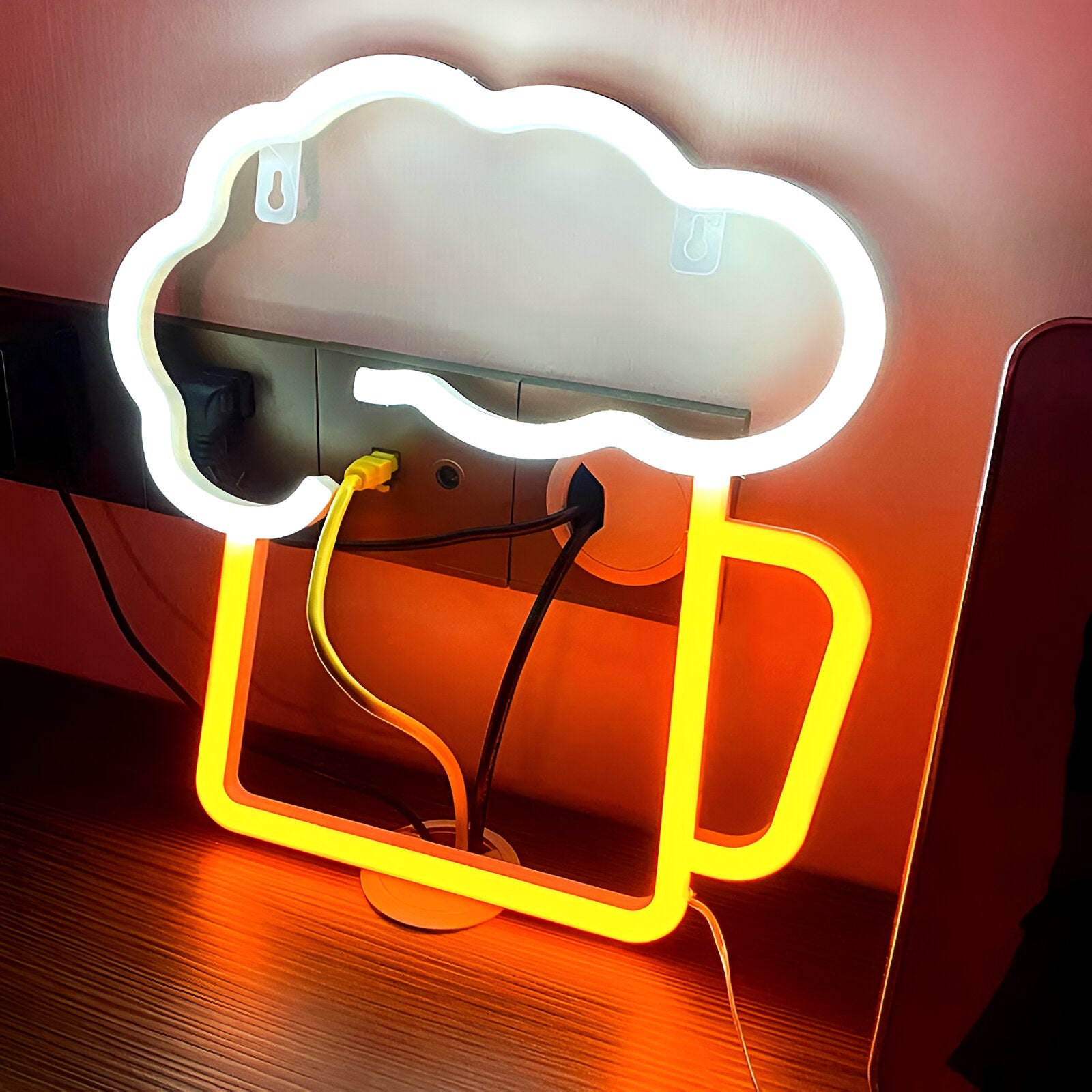 Neon beer sign