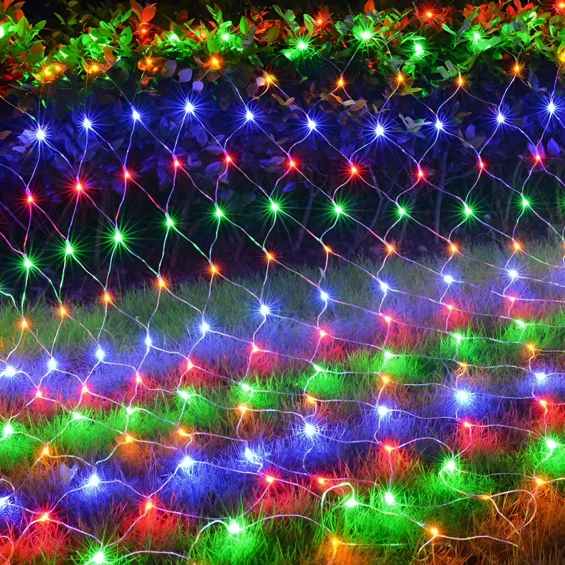 Christmas LED Net Curtain lights