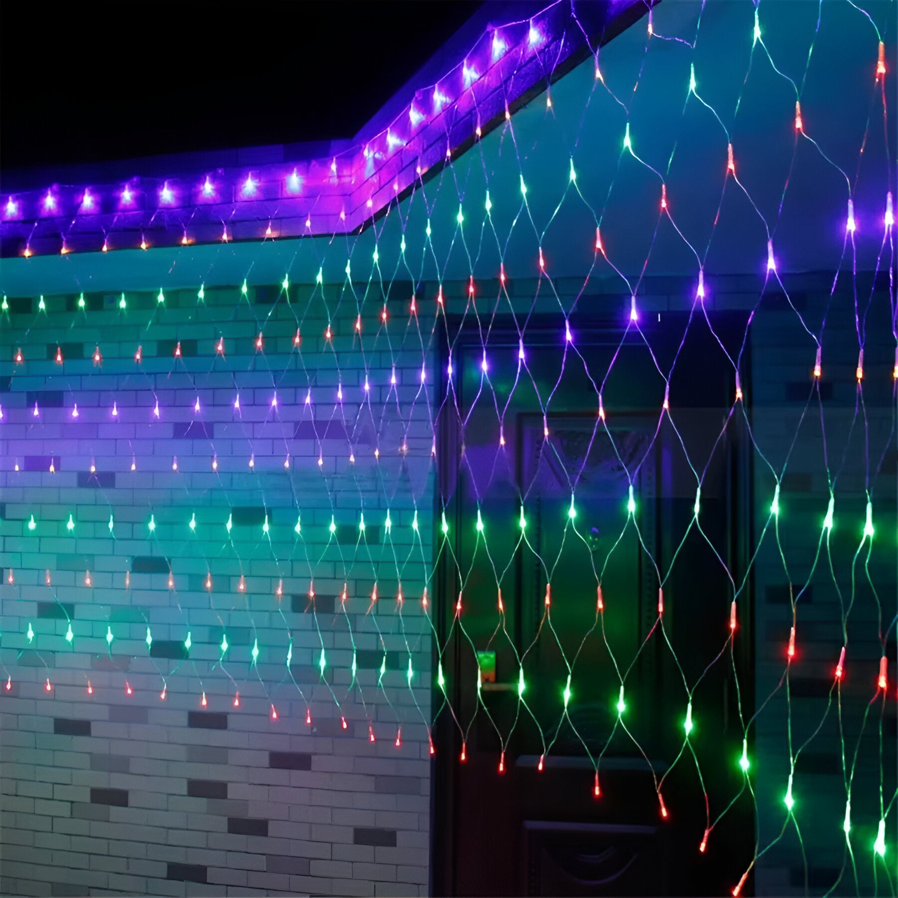 Christmas LED Net Curtain lights