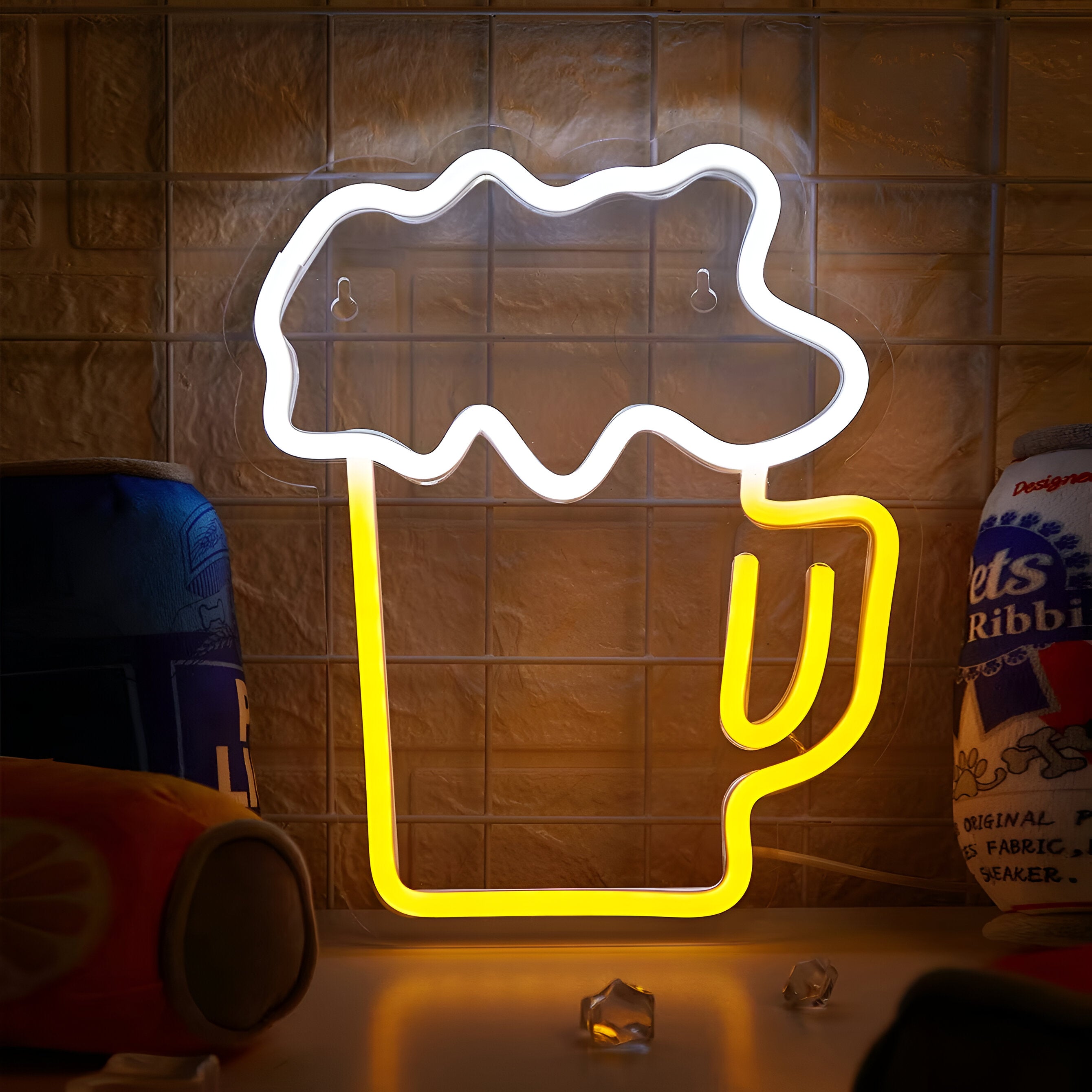 Neon beer sign
