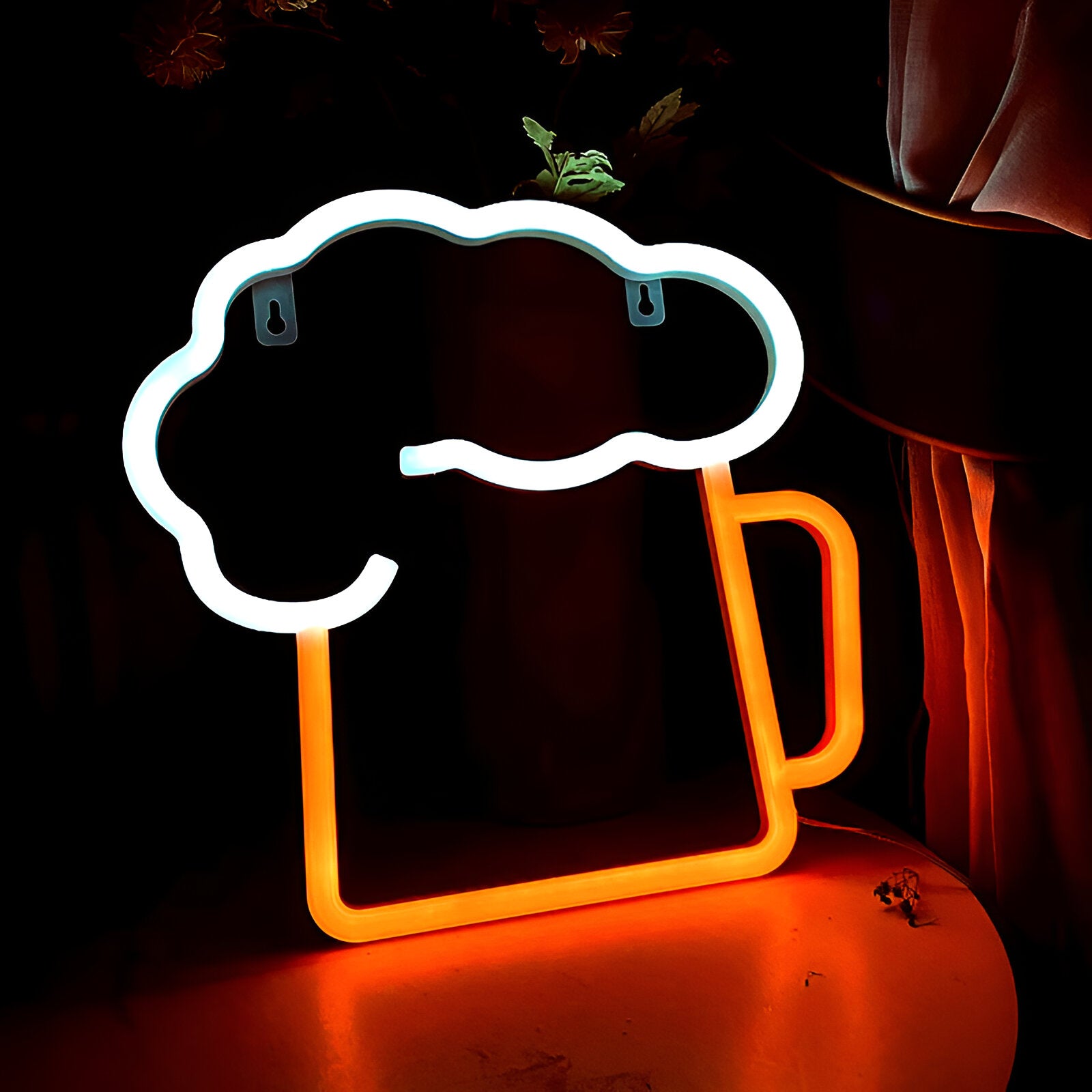 Neon beer sign