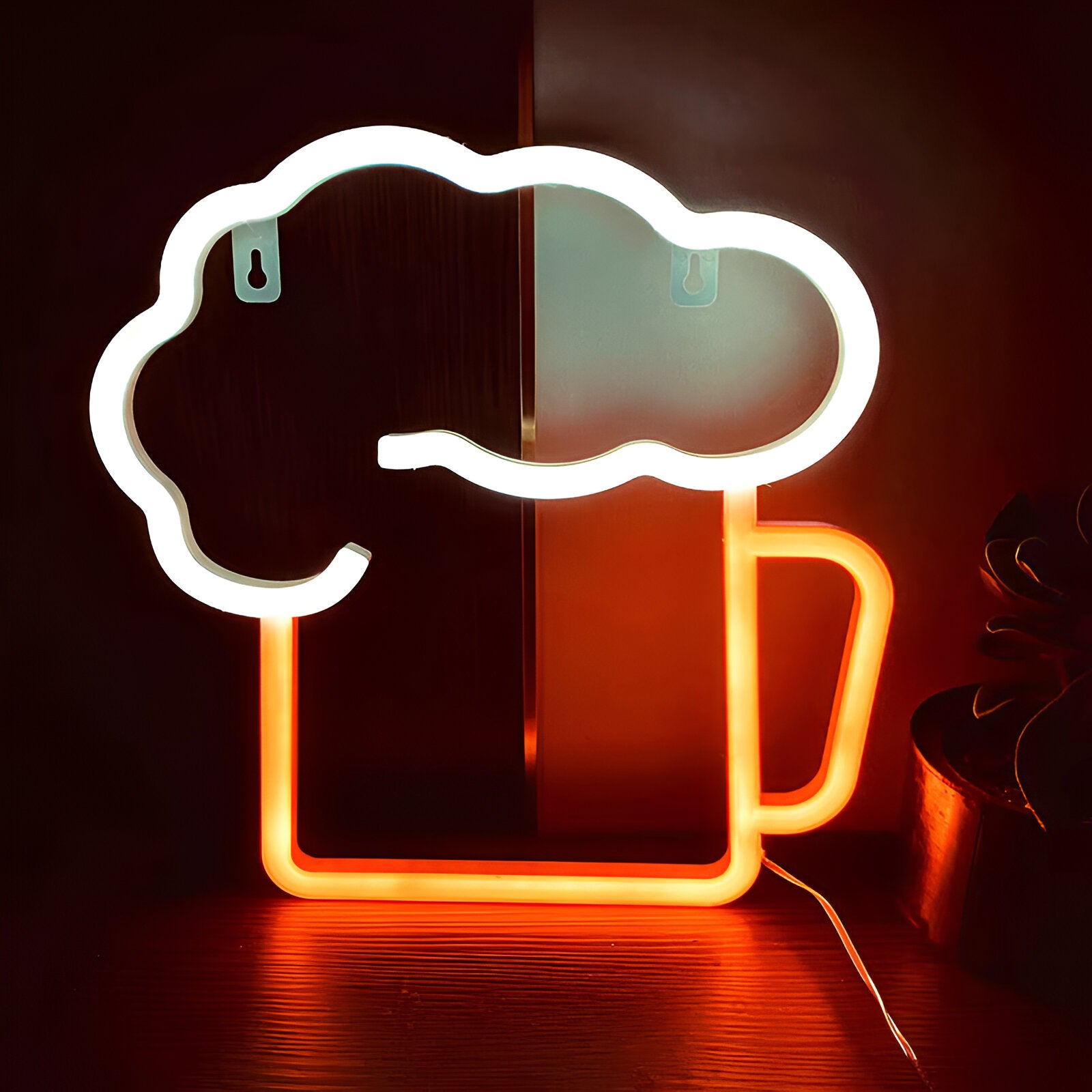Neon beer sign