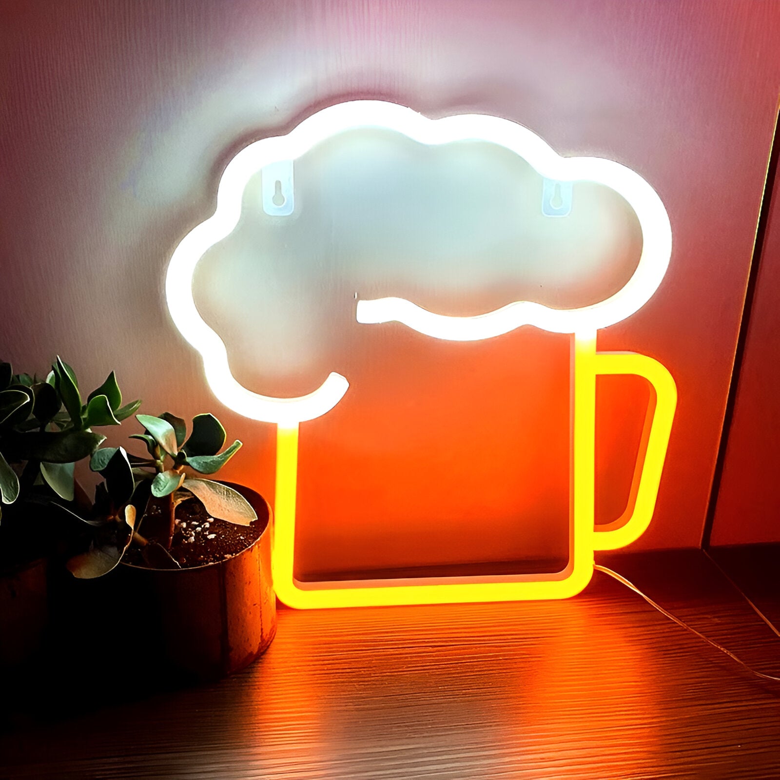 Neon beer sign