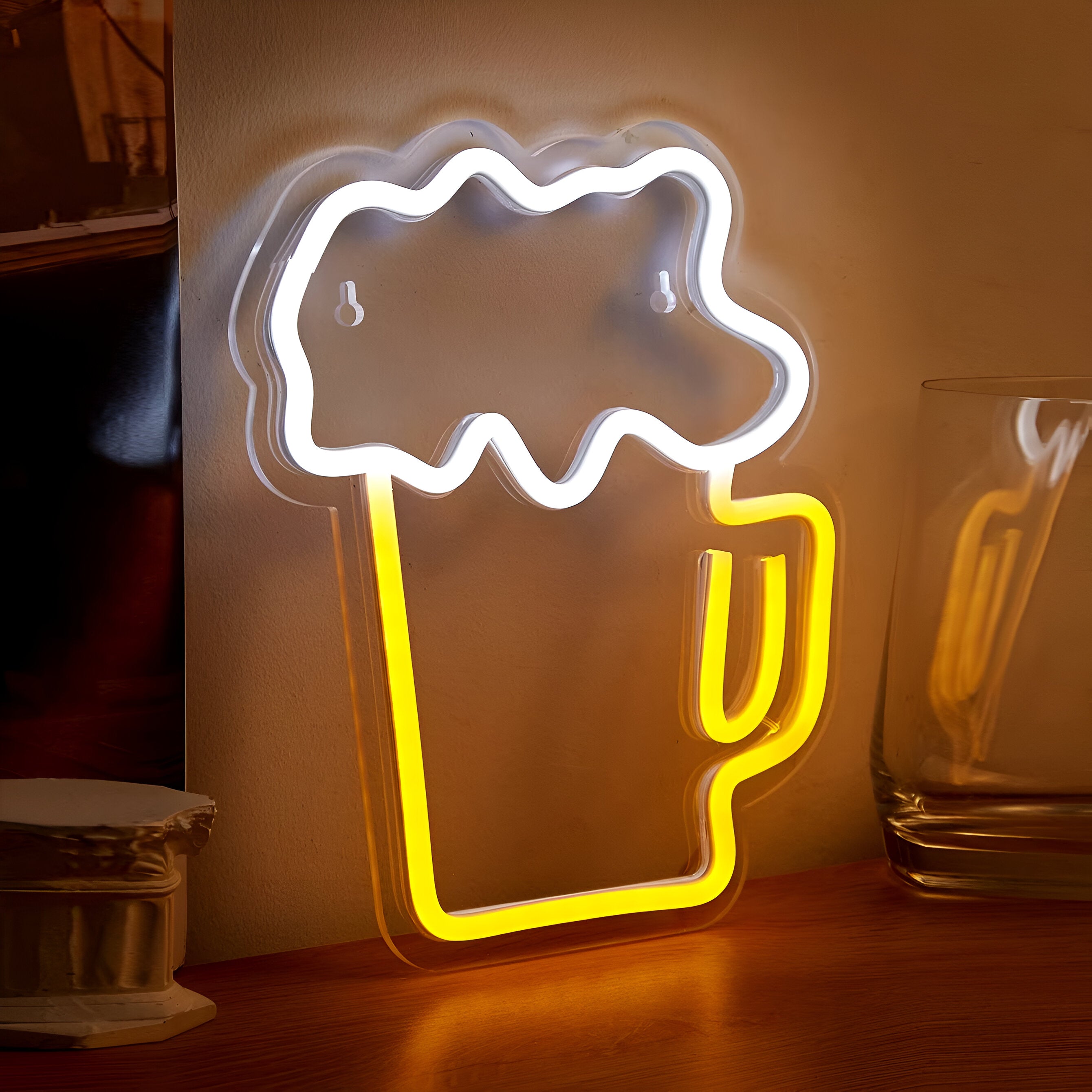 Neon beer sign