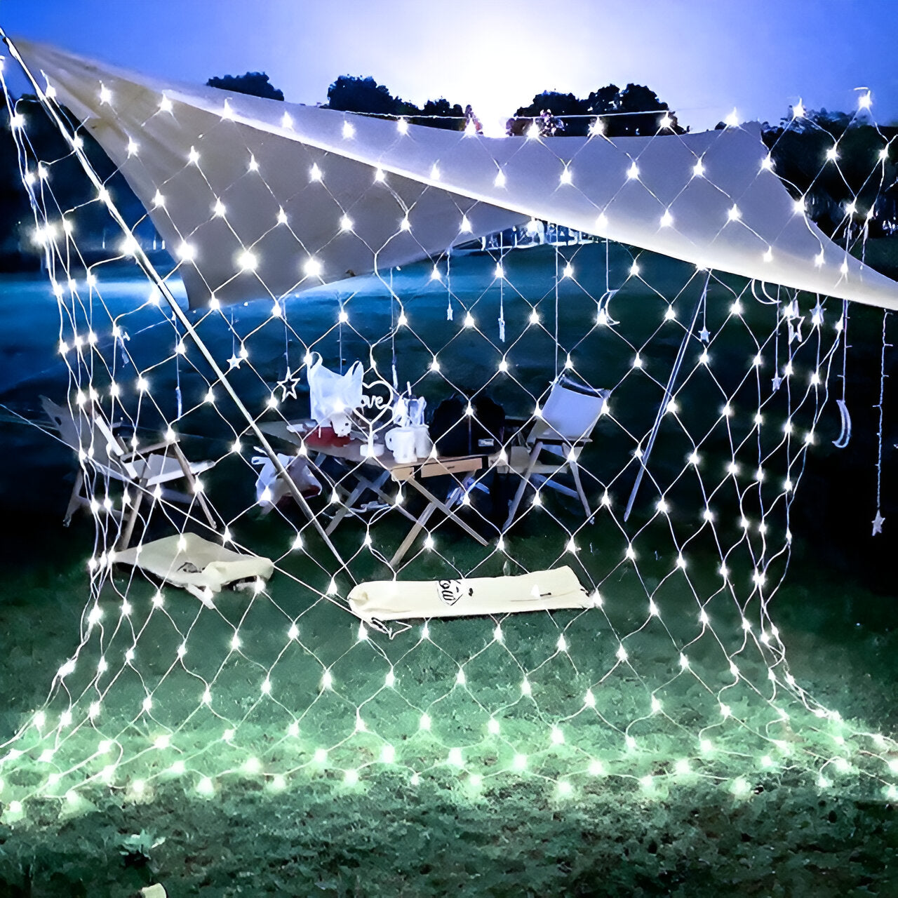 Christmas LED Net Curtain lights